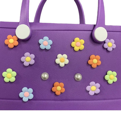 24 Stück Blumen und Perlen für Breezi