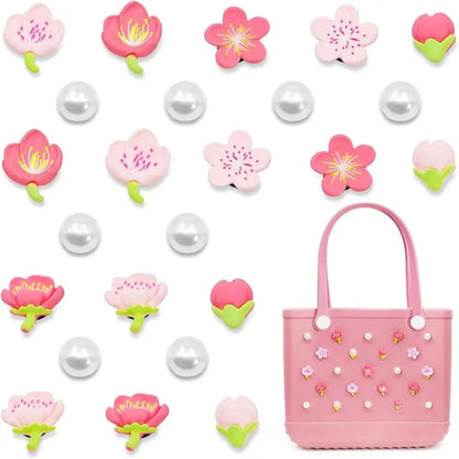24 Stück Blumen und Perlen für Breezi