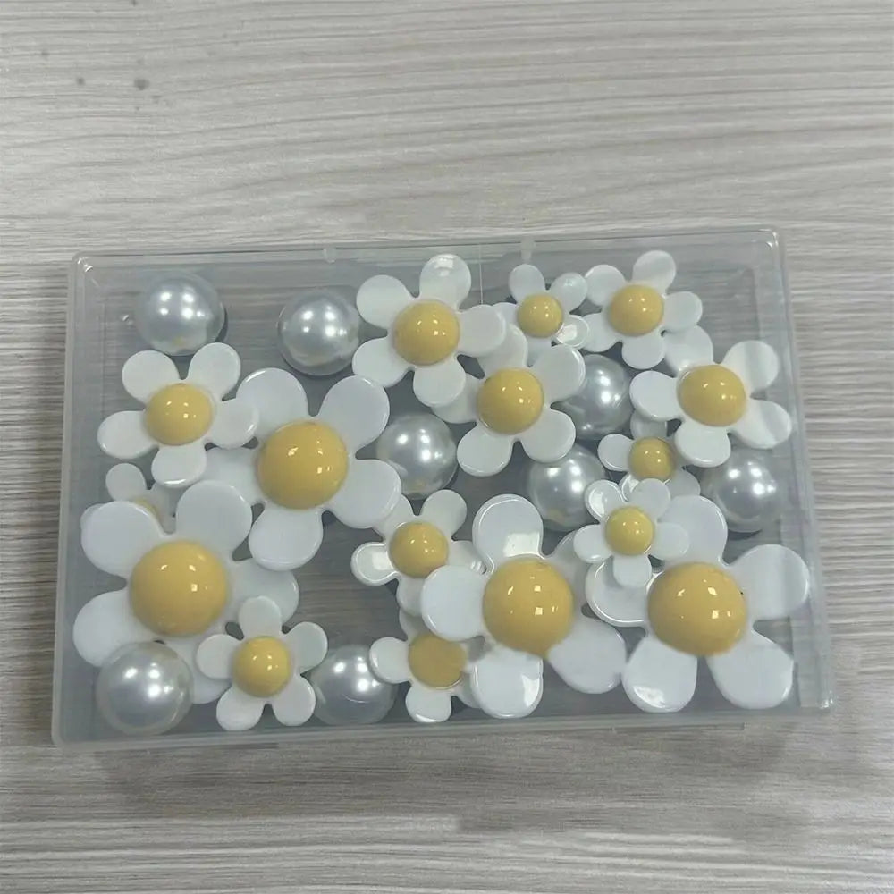 24 Stück Blumen und Perlen für Breezi