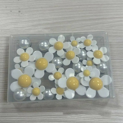 24 Stück Blumen und Perlen für Breezi